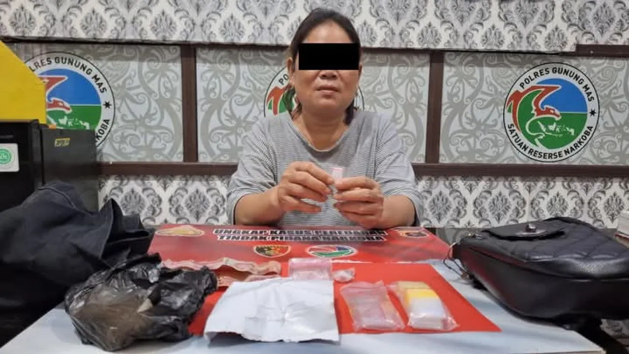 Ibu Rumah Tangga di Tewah Diringkus Satresnarkoba Polres Gunung Mas