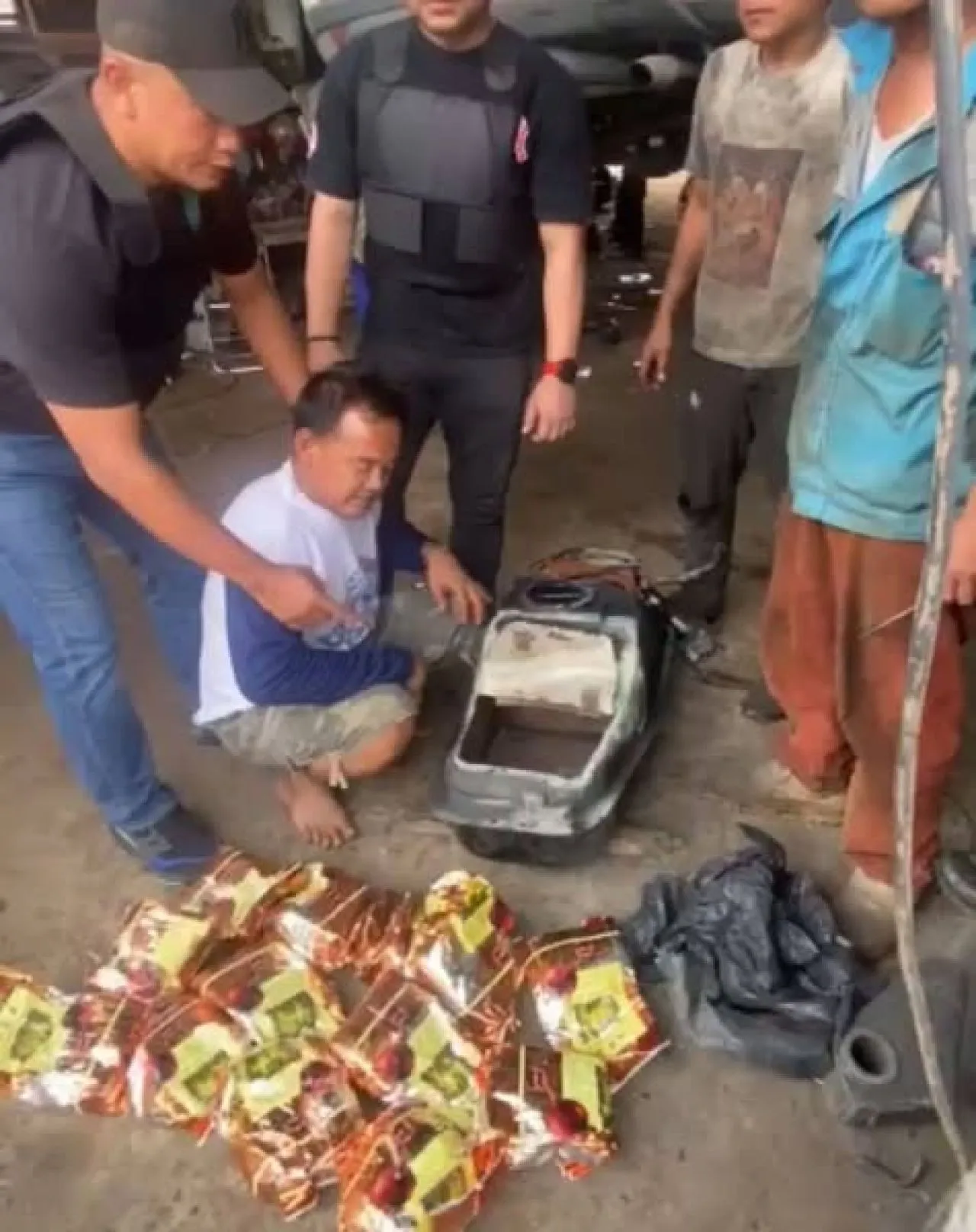 Tangki Mobil Dimodifikasi untuk Sembunyikan 13 Kg Sabu di Medan