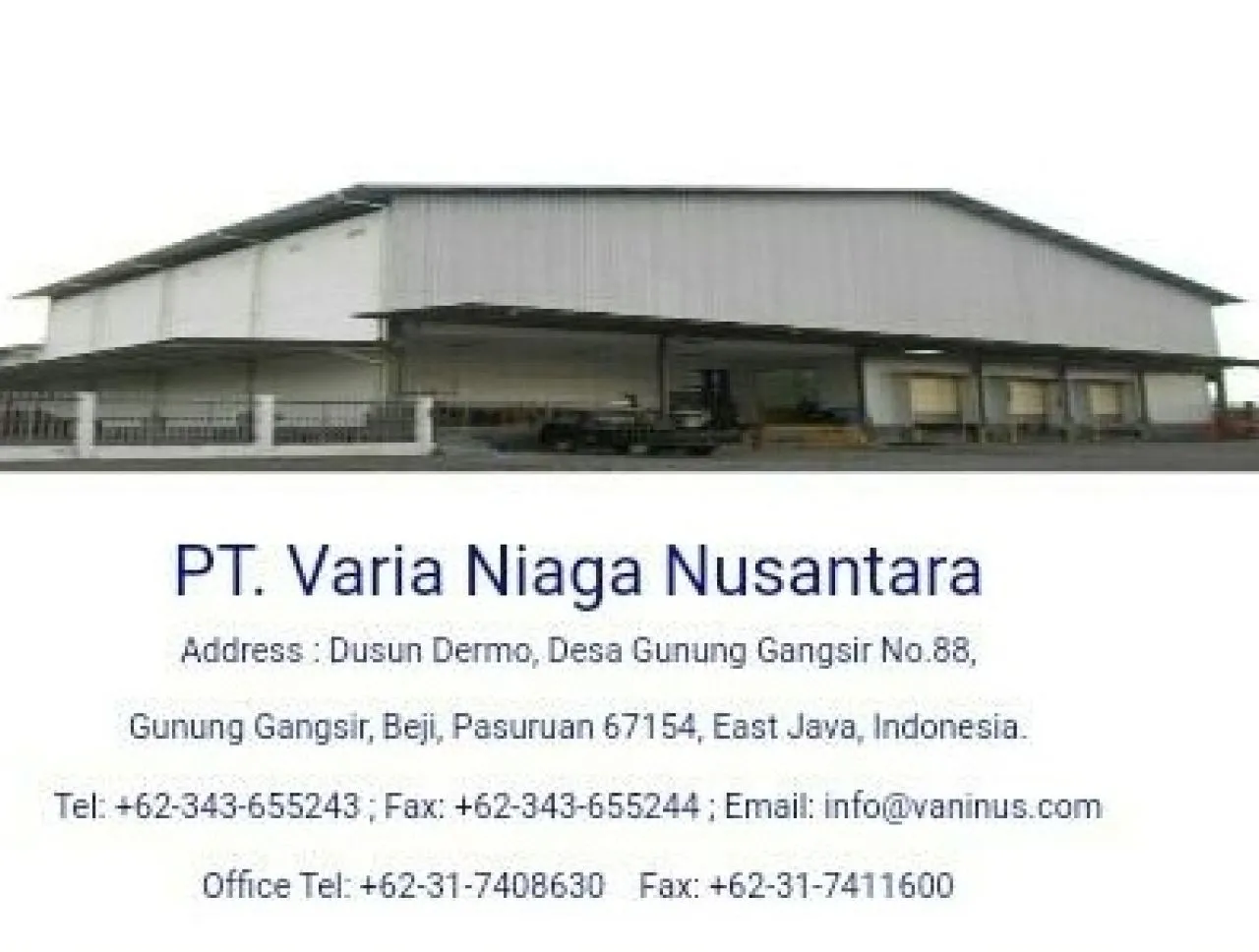 PT Varia Niaga Nusantara
