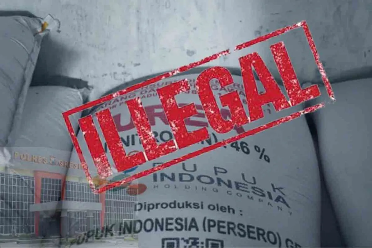 Unit 4 Tipidek Satreskrim Polres Gresik Tangkap Pedagang Pupuk Ilegal
