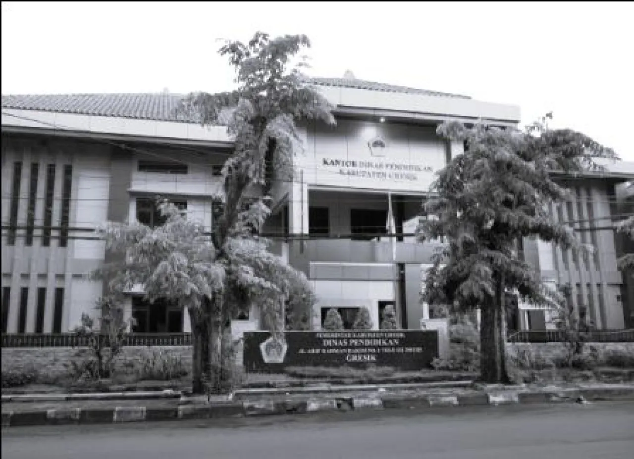Anggaran Dobel Dalam Pembangunan Gedung Sekolah di Gresik, dari Swakelola APBN dan APBD
