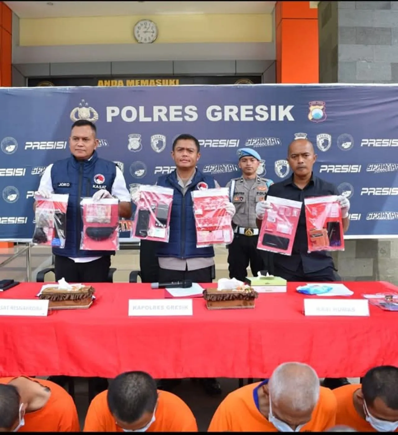 Satres Narkoba Polres Gresik Ungkap Peredaran 16 Gram Sabu