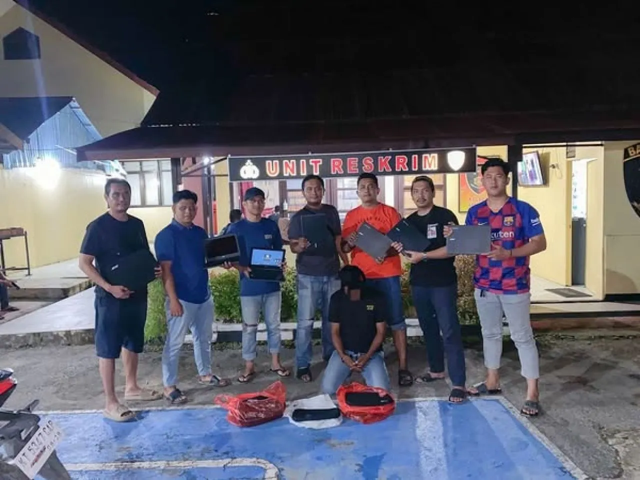 Penadah Laptop dan Proyektor Curian di SMPN 3 Loa Kulu Ditangkap