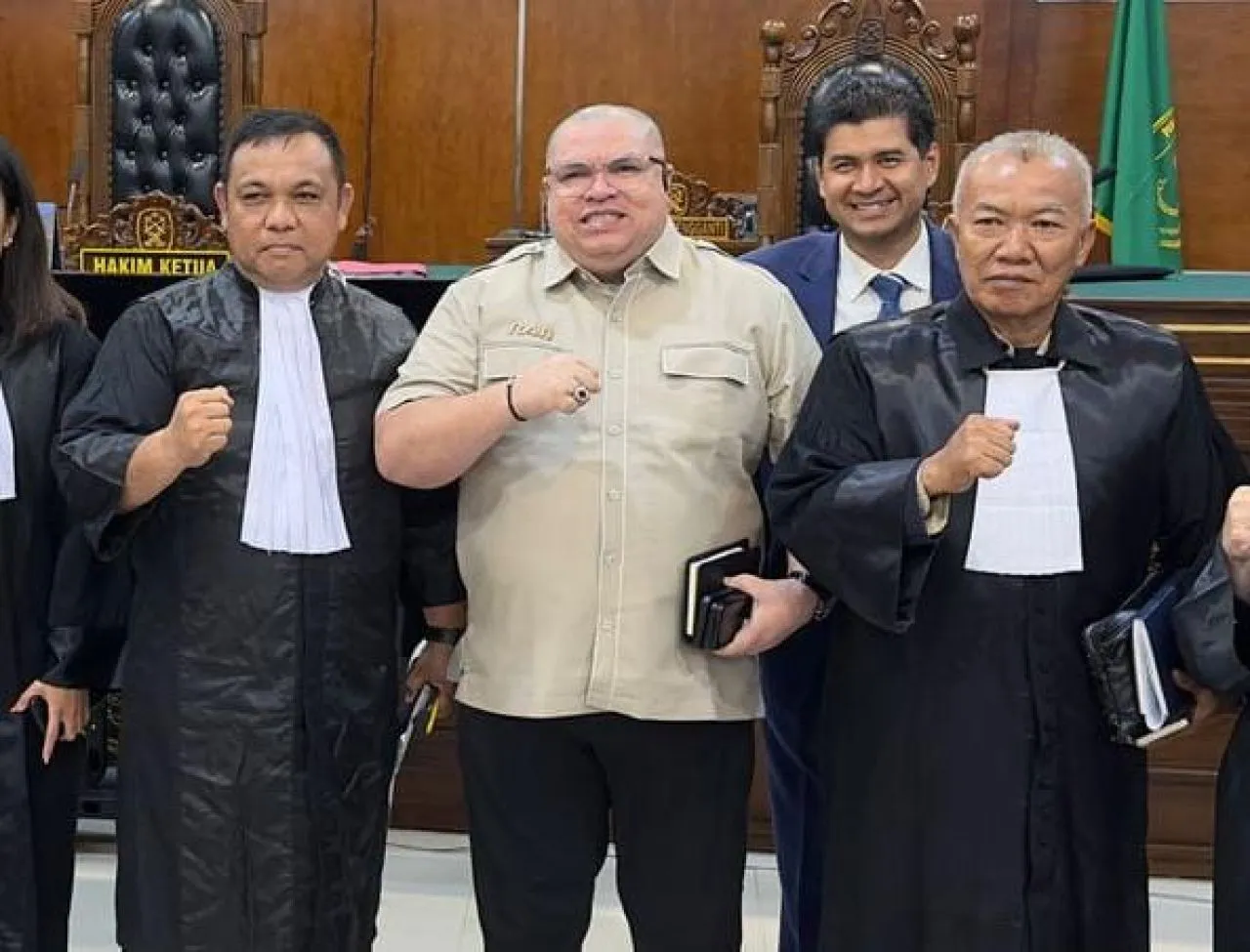 Kuasa Hukum Razman Arif Nasution Keberatan Sidang Dipimpin Ketua Majelis Hakim Syaofia Marlianti