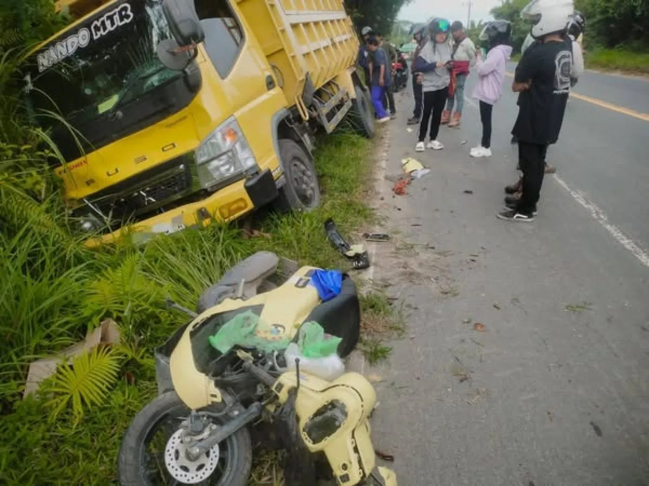 Kecelakaan Maut di Kelurahan Karya Merdeka