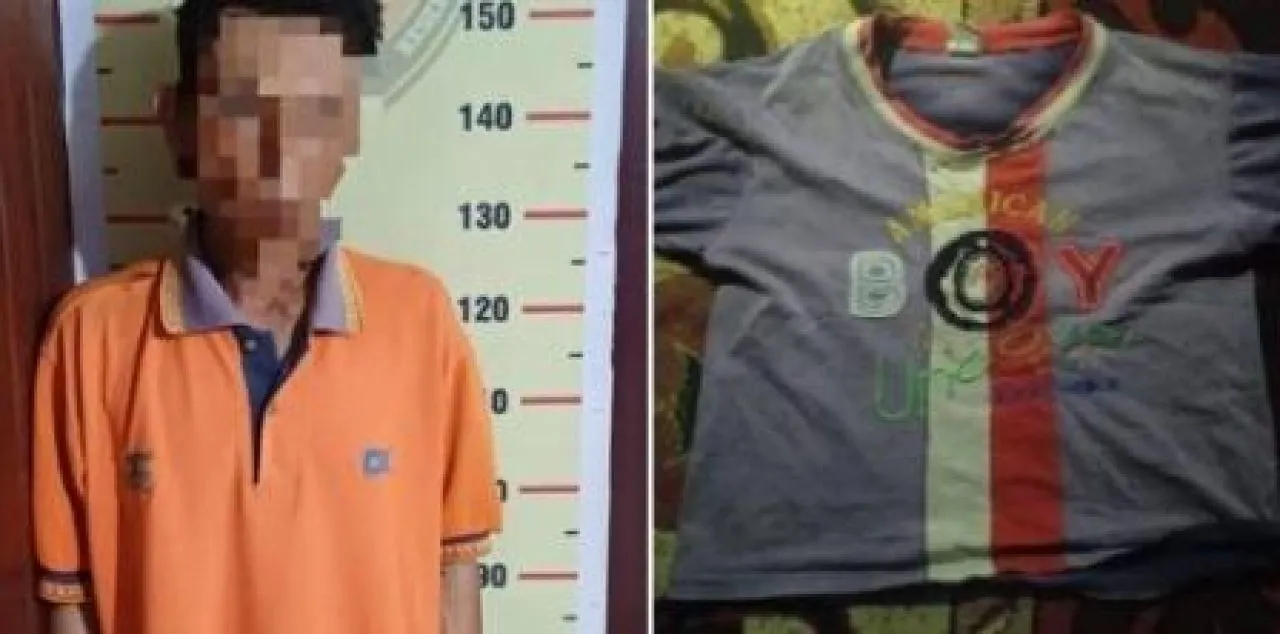Seorang Pria Aniaya Anaknya Sendiri di Desa Mekar Jaya