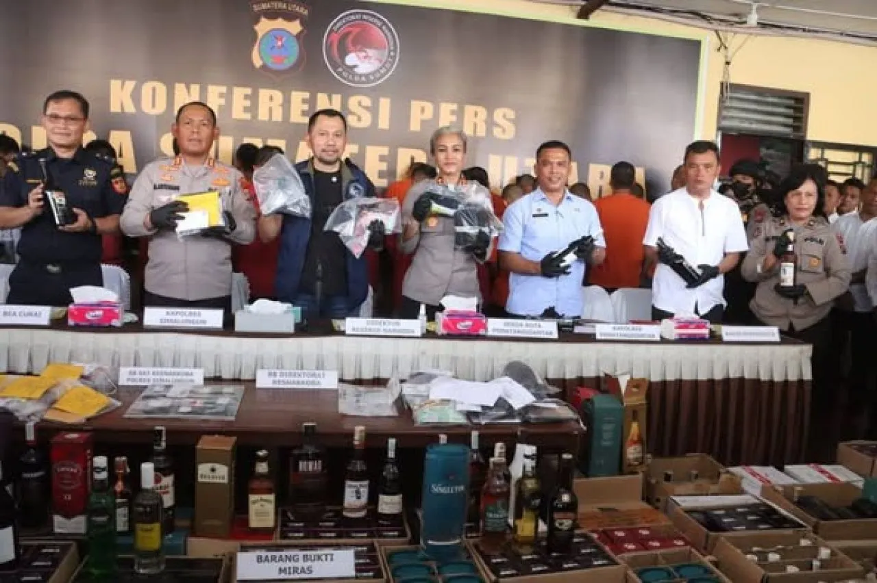Polres Siantar dan Polres Simalungun Ungkap 101 Kasus Narkoba