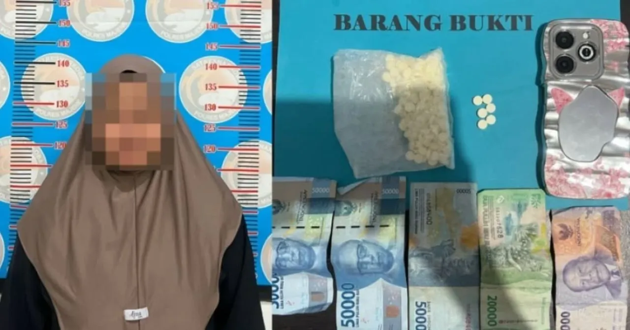 Wanita Asal Kelurahan Baru Edarkan Obat Terlarang
