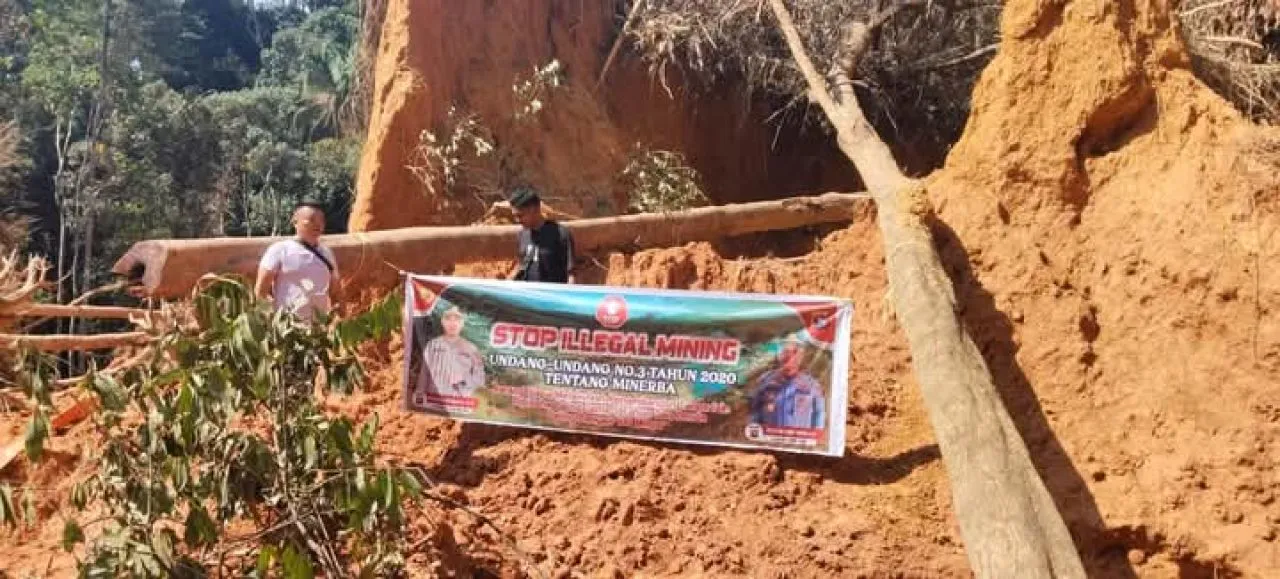 Polres Solok Selatan Tertibkan Tambang Ilegal di Beberapa Lokasi