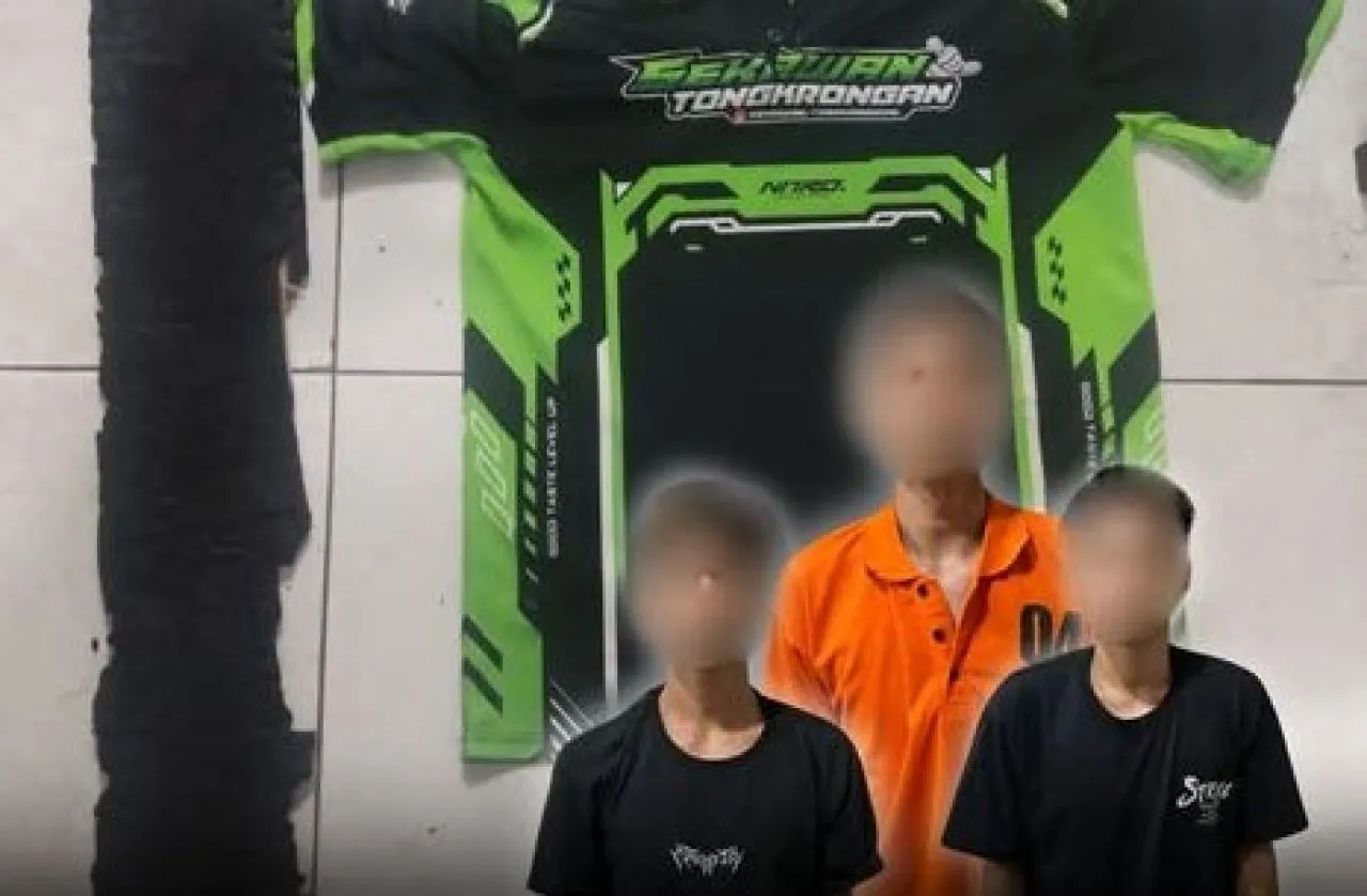 Polsek Kota Bangun Tangkap 3 Pencuri di Tokok Milik Akhmad Rama Dhani
