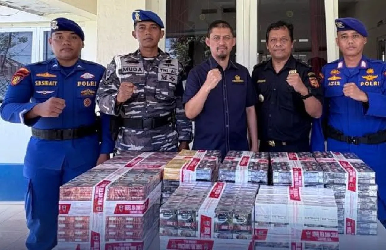 Peredaran Rokok Ilegal di Gorontalo Diungkap Lewat Ekspedisi