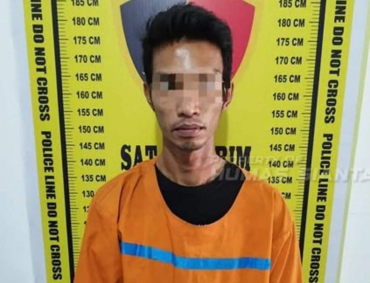 Tersangka berinisial JAS