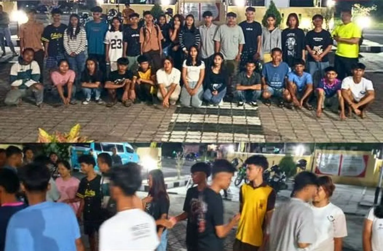 2 Kubu Pelajar Terlibat Tawuran di Jalan Seribu Dolok