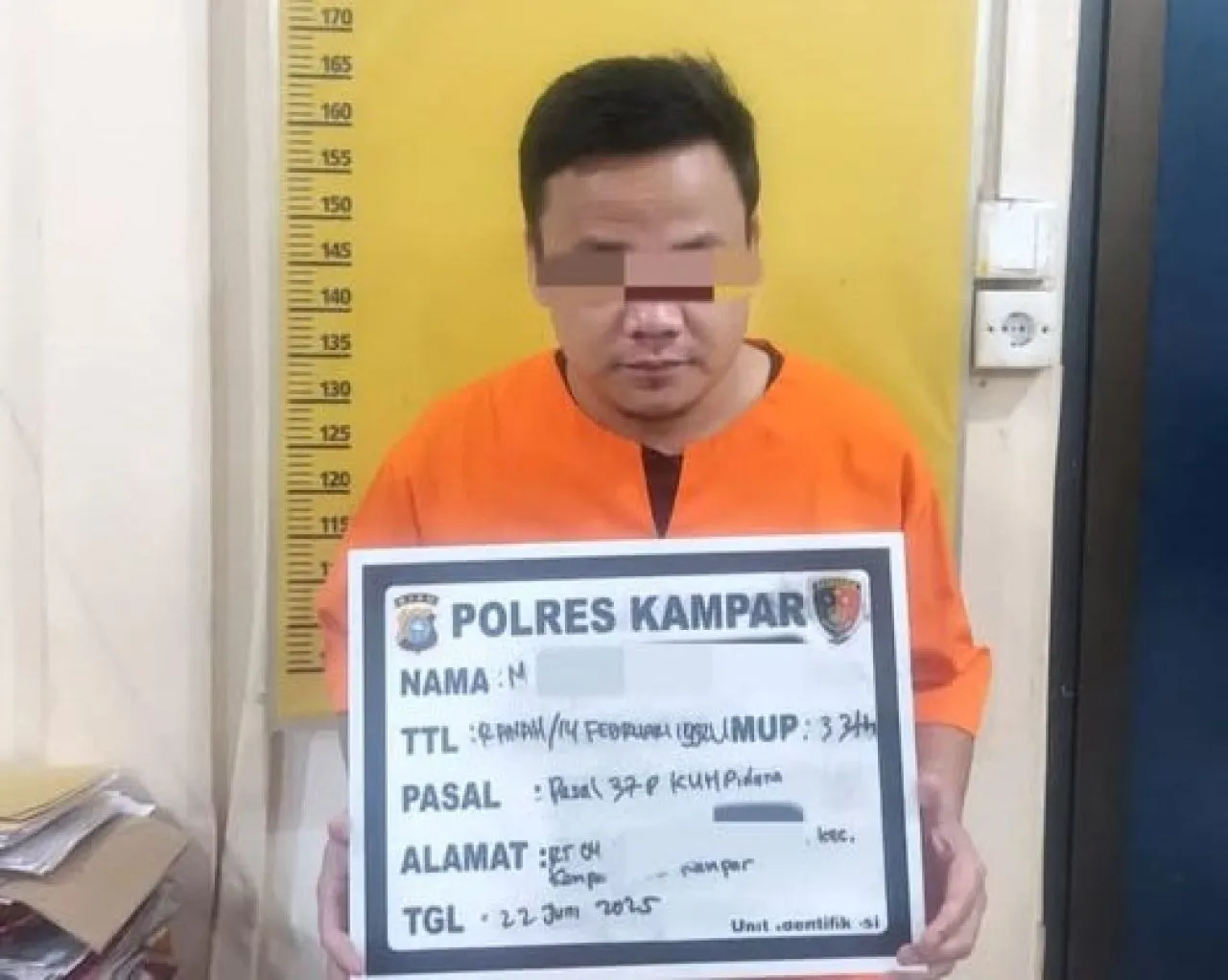 Satreskrim Polres Kampar Tangkap Pelaku Penggelapan Mobil