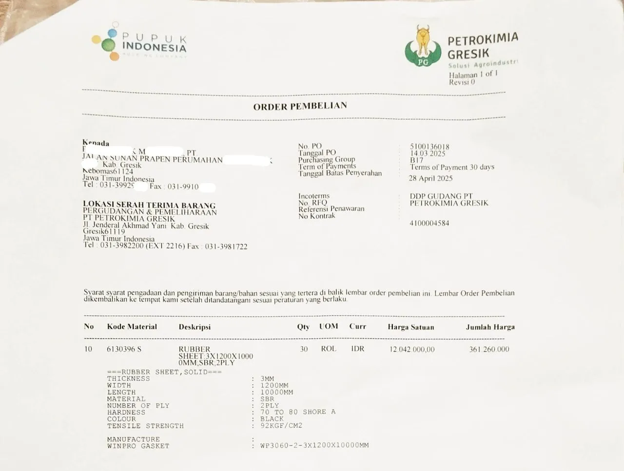 Skandal Dugaan Penipuan dalam Pengadaan Barang di PT Petrokimia Gresik