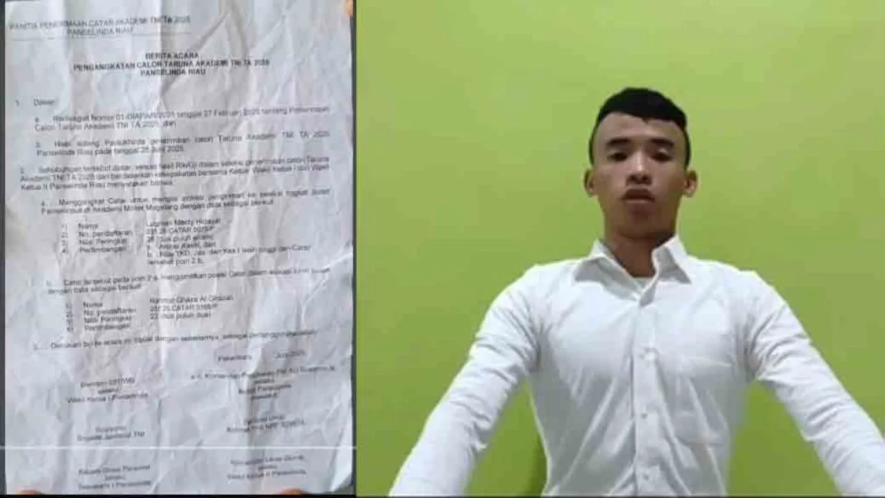 Calon Taruna Akademi TNI dari Riau Gagal Lolos, Ungkap Surat ATENSI KASAL