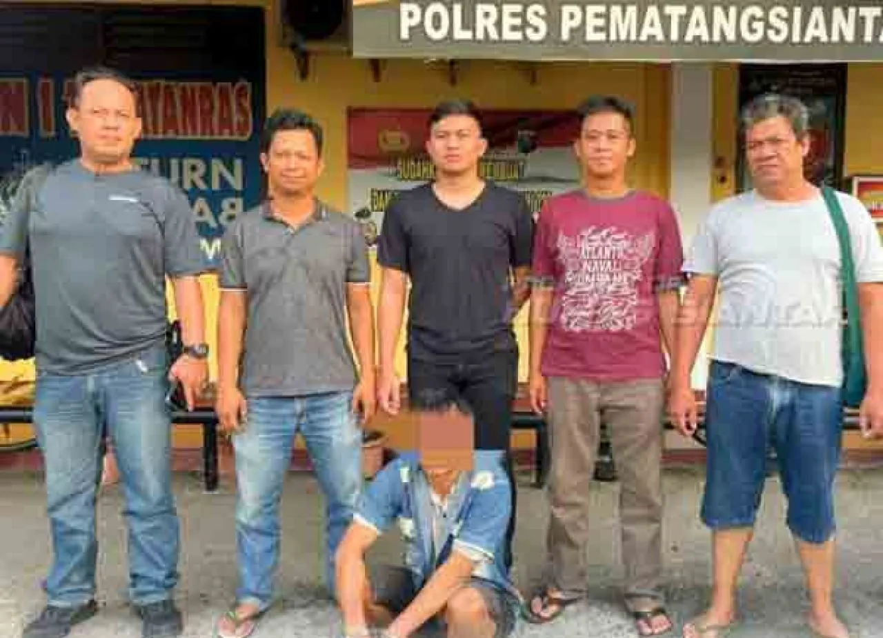 Sat Reskrim Polres Pematangsiantar Tangkap Pencuri Plat Aluminium