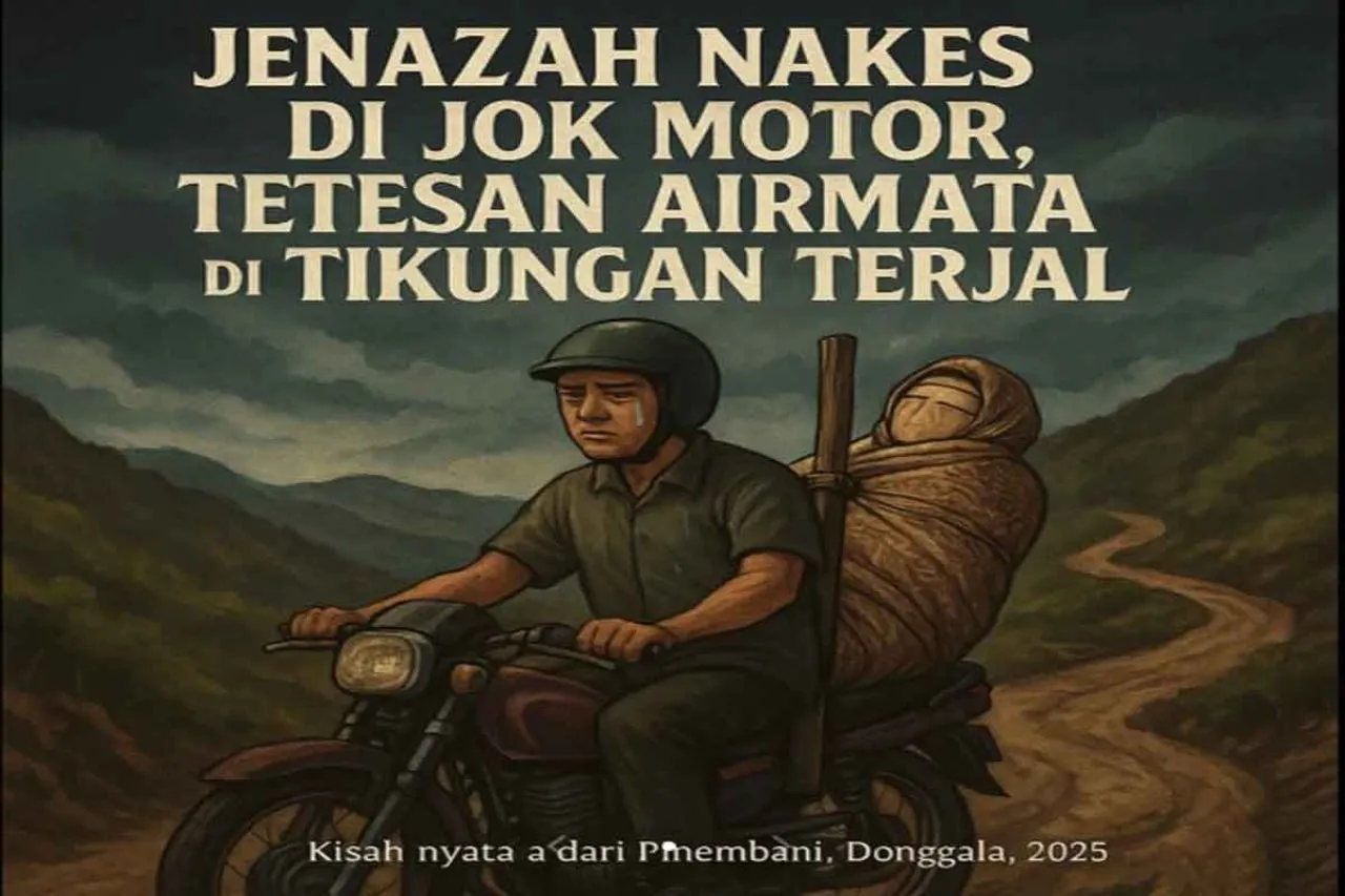 Jenazah Nakes di Jok Motor, Tetesan Airmata di Tikungan Terjal