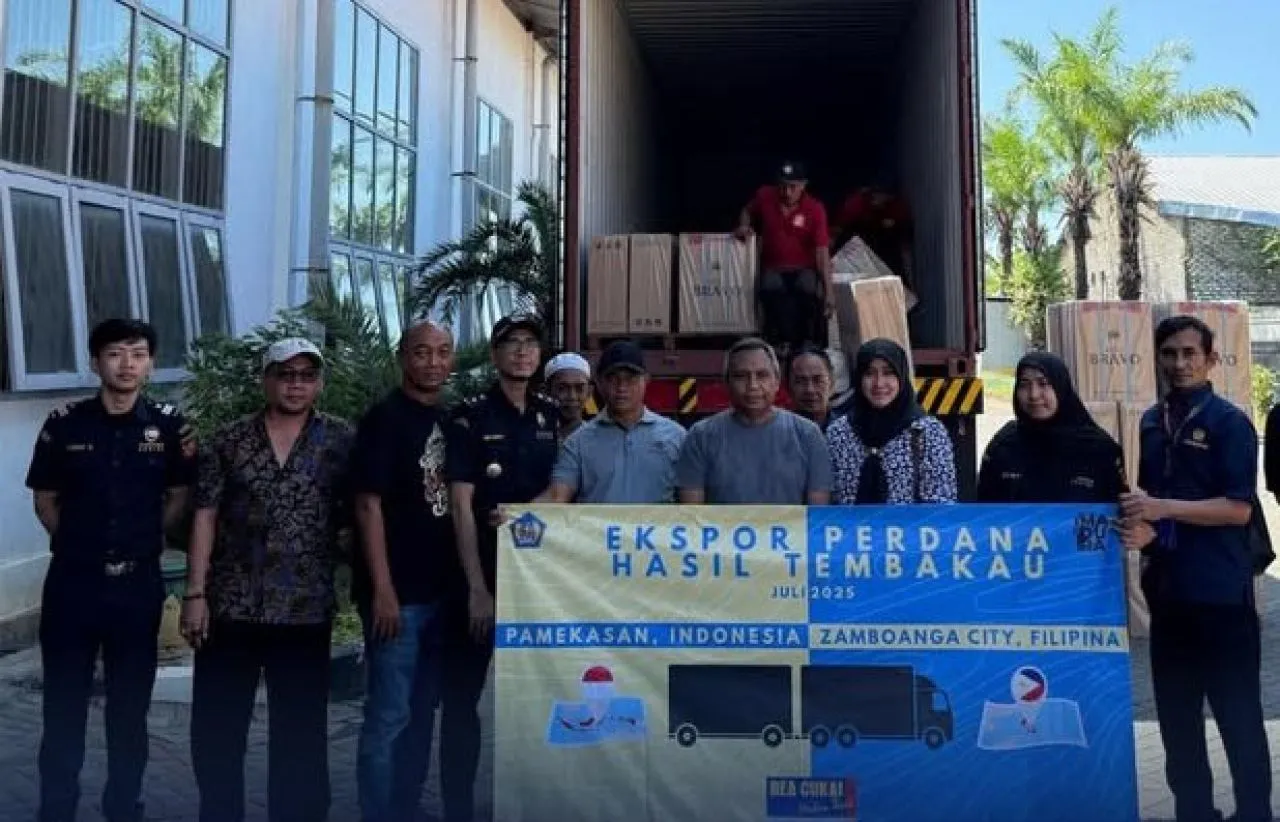 PT Empat Sekawan Mulya Ekspor 1.000 Karton Hasil Tembakau ke Filipina