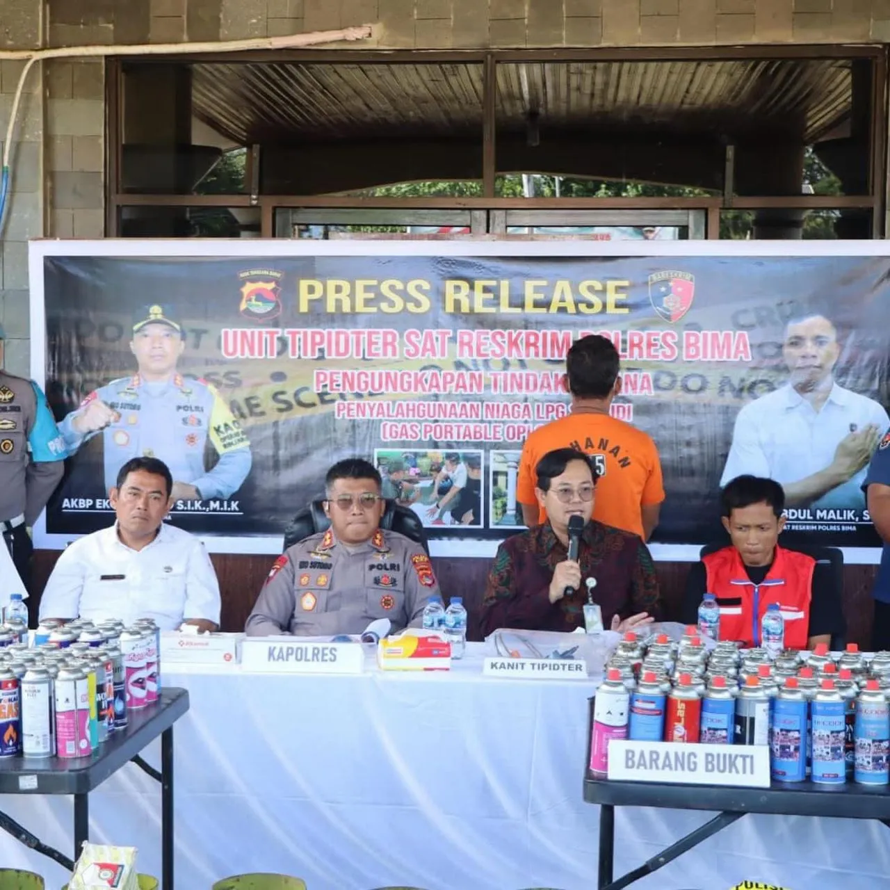 Polres Bima Ungkap Penyalahgunaan Gas LPG Subsidi