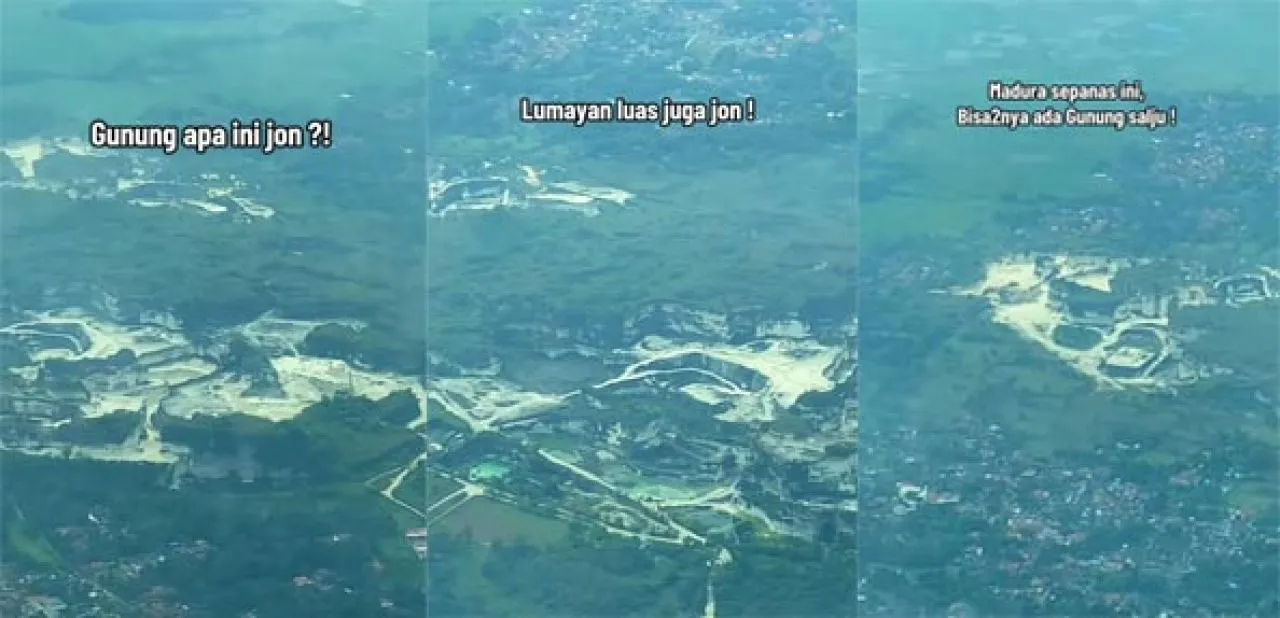 Tampak Gunung Salju di Bangkalan, Eksploitasi Kekayaan Alam yang Serampangan