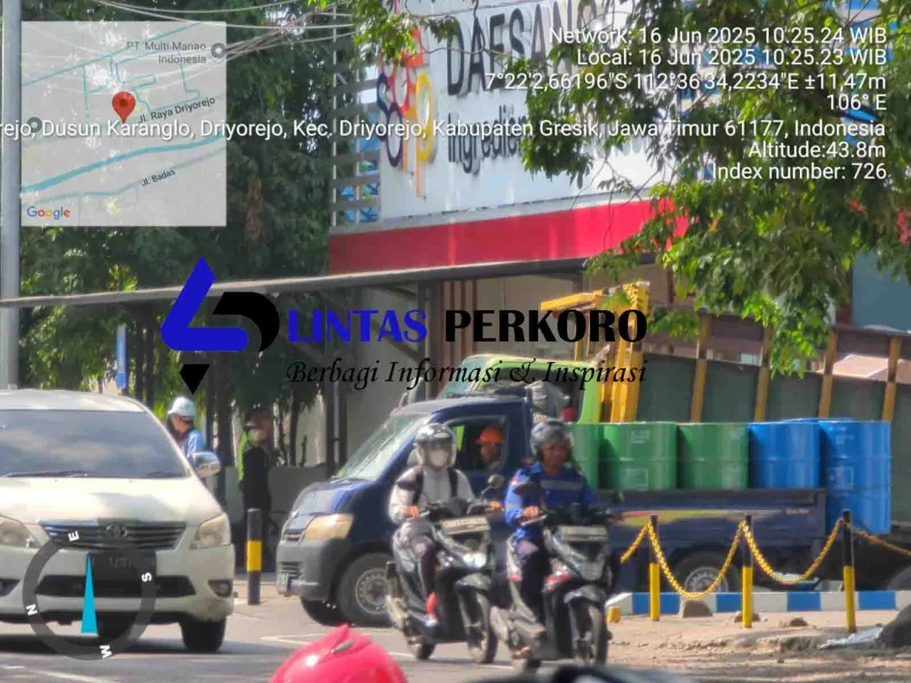 Perusahaan di Desa Driyorejo ini Diduga Buang Bekas Drum Kimia Tanpa Transportir Resmi