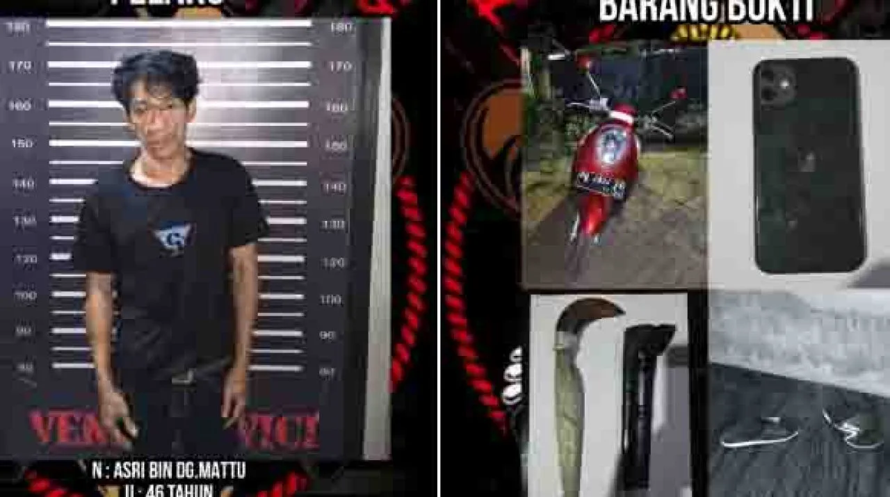 Tim Resmob Polres Bantaeng Ringkus Residivis Pencurian Motor