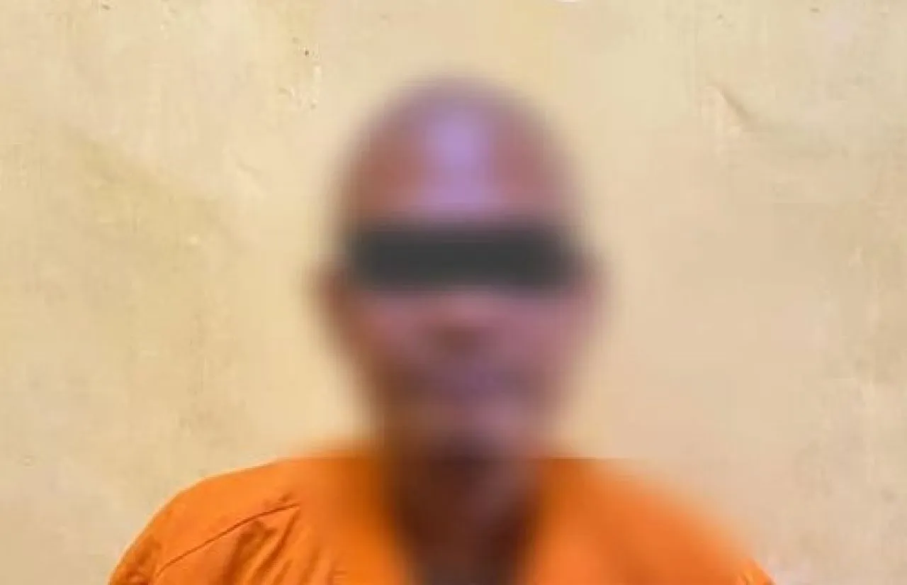 Satreskrim Polres Barito Kuala Amankan Pria Membawa Senjata Tajam Tanpa Izin