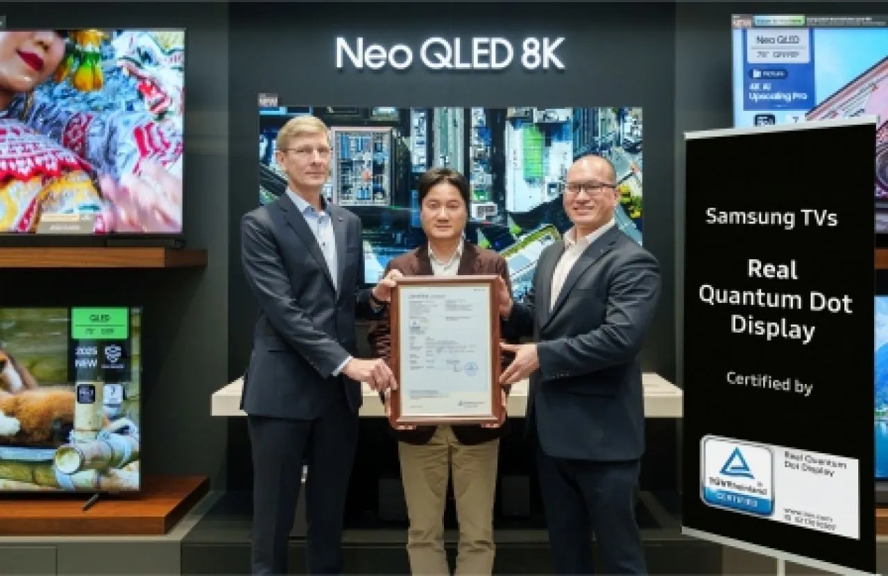 Samsung TV Tersertifikasi TUV Rheinland: Real Quantum Dot