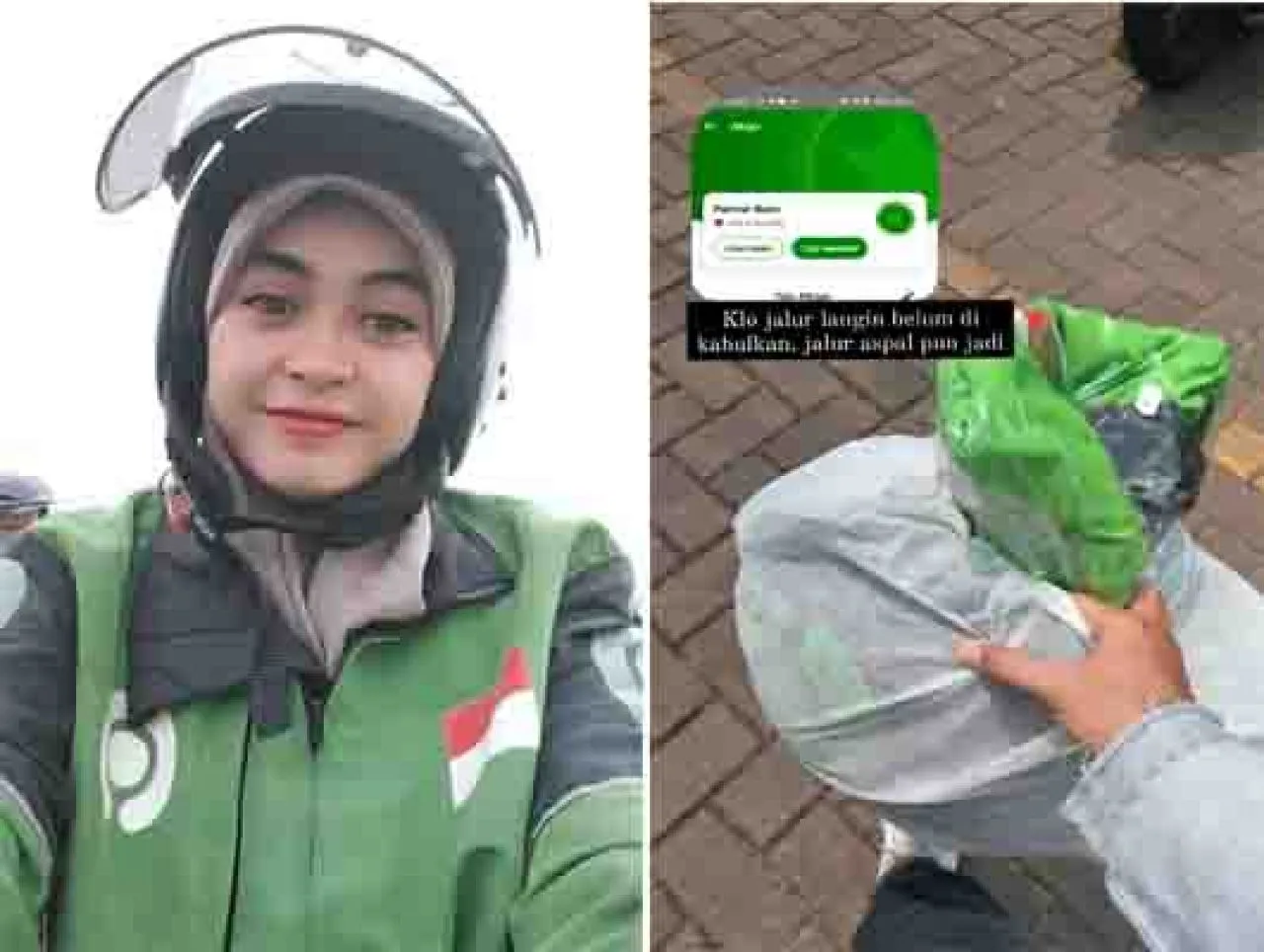 Kisah Titin Fitriah, Ojol Cantik yang Pantang Menyerah Dalam Hidup
