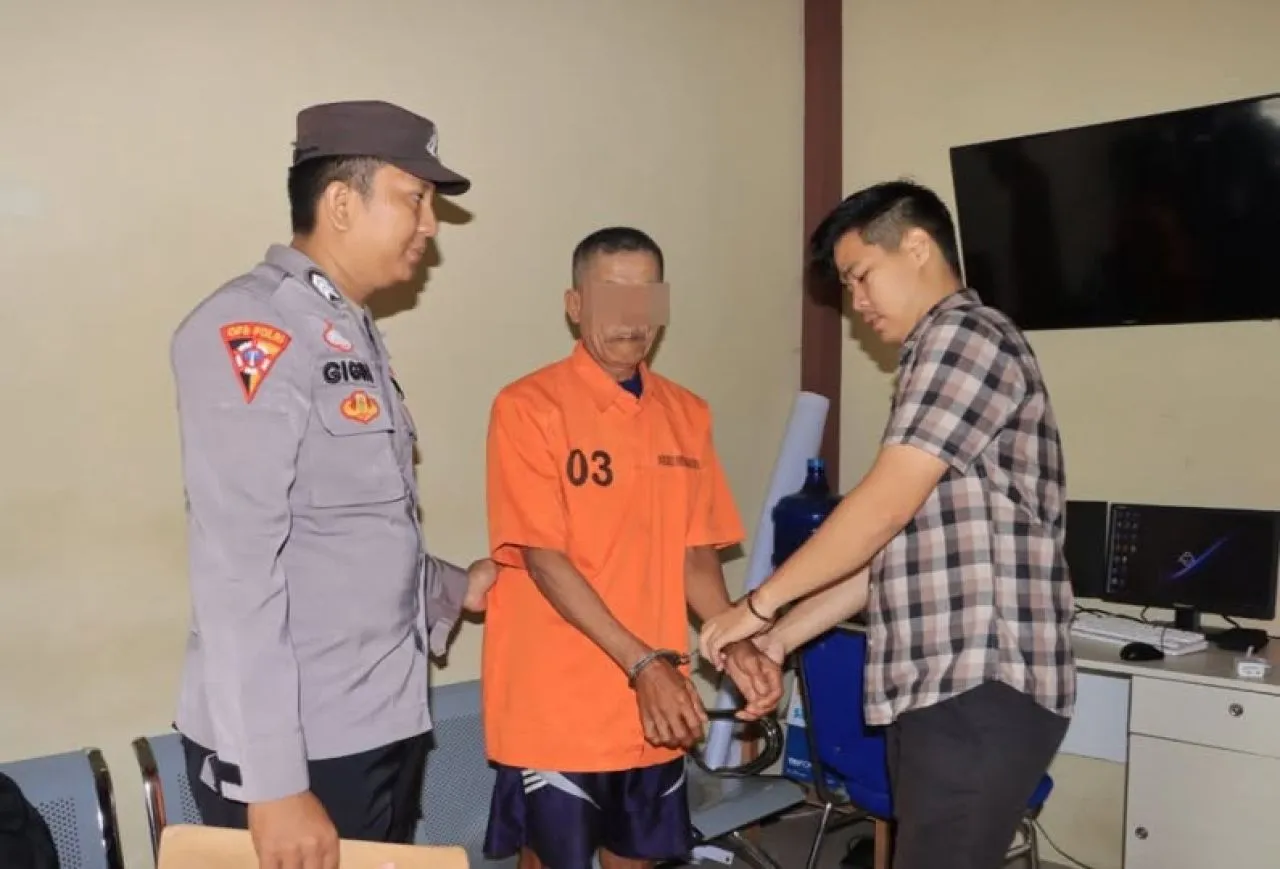 1 Warga Desa Pekon Sidodadi Diamankan Polres Pringsewu