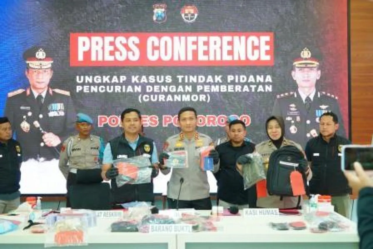Pencuri Motor di Desa Tambakbayan Ditangkap Polres Ponorogo