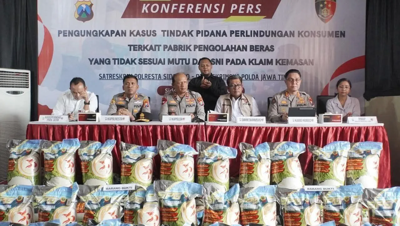 Direktur CV Sumber Pangan Group Jadi Tersangka Kasus Beras Oplosan