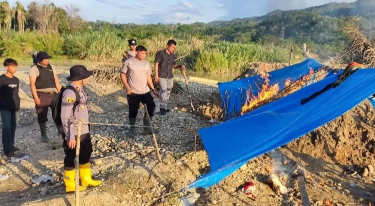 Polda Sumatera Barat Berantas Tambang Ilegal di Pasaman dan Sijunjung