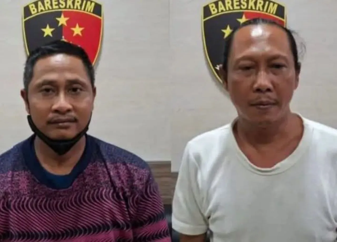 Jadi Penadah Motor Curian, 2 Warga Desa Lowayu Jadi Tersangka di Polres Gresik