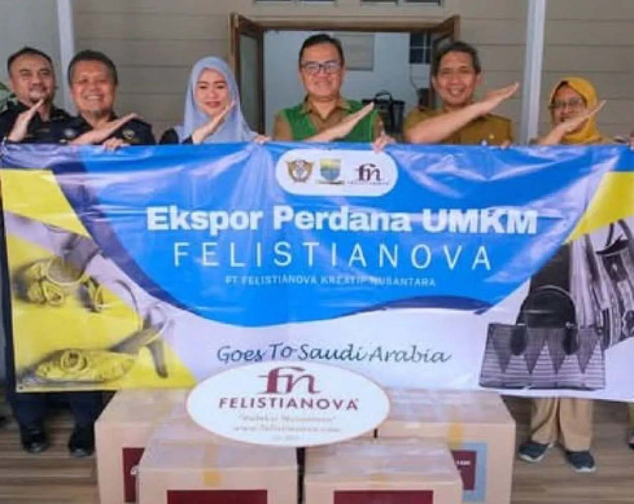 Felistianova Ekspor Tas Kulit ke Arab Saudi