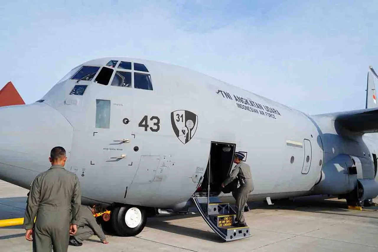 1 Pesawat Hercules A-1343 Diberangkatkan ke Gaza