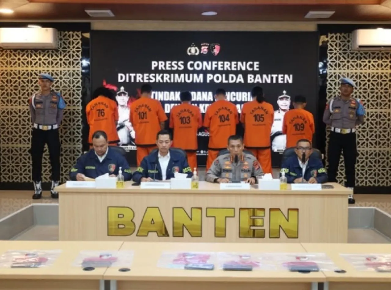 Ditreskrimum Polda Banten Ungkap Kasus Curat, Korbannya Sopir PT Petro Utama Energi