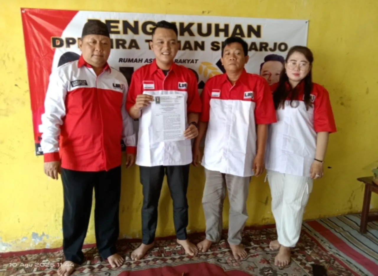 Bupati DPD LIRA Sidoarjo Melantik Andi Prasetyo sebagai Camat LIRA Taman