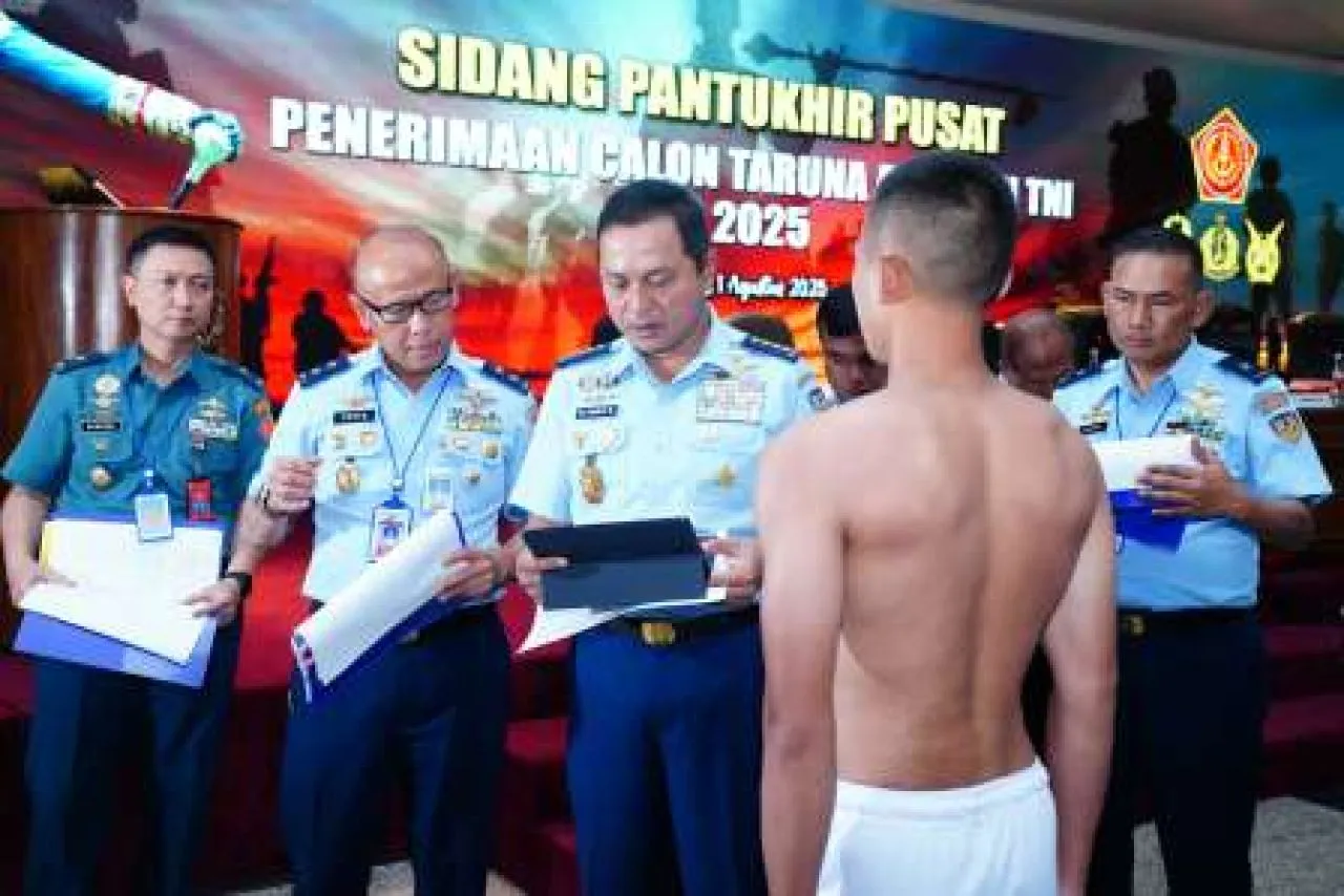 Sidang Pantukhir Pusat Penerimaan Taruna Akademi TNI TA 2025