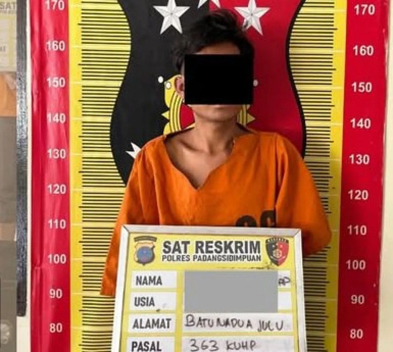 Satreskrim Polres Padangsidimpuan Tangkap Pencuri Brankas dan HP
