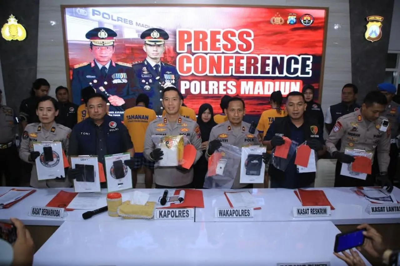 Polres Madiun Berhasil Bongkar Jaringan Narkoba