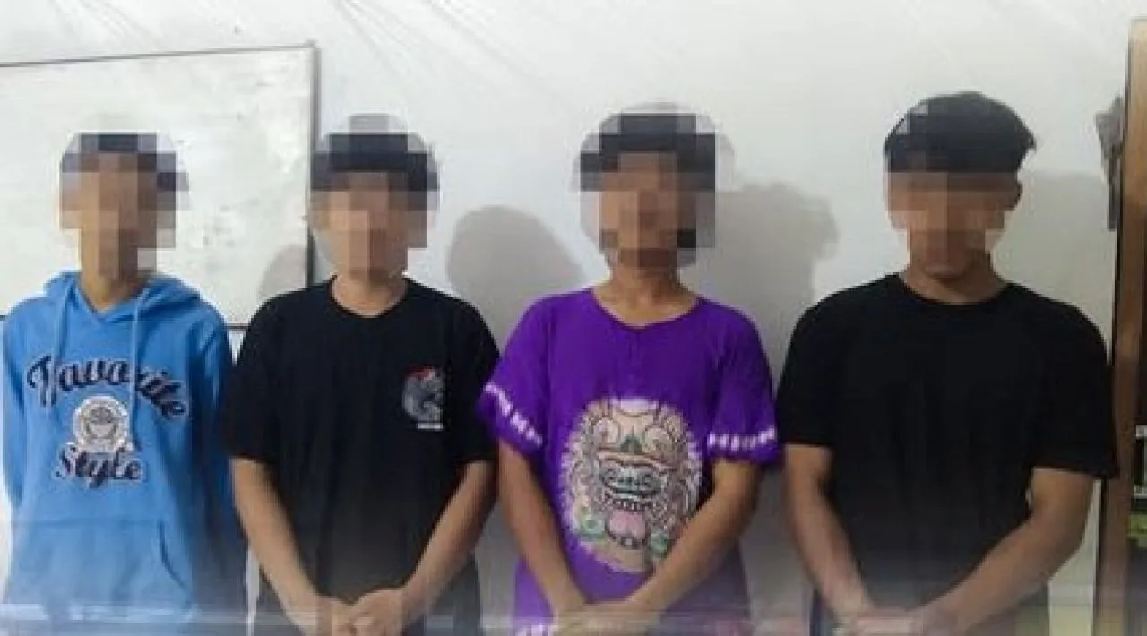 Polsek Toili Tangkap 4 Pelaku Penganiayaan di Toili Jaya