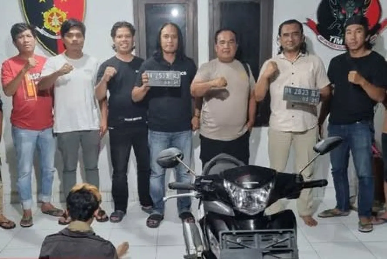Polsek Mentok Ungkap Pelaku Pencurian Motor di Kelurahan Sungai Daeng
