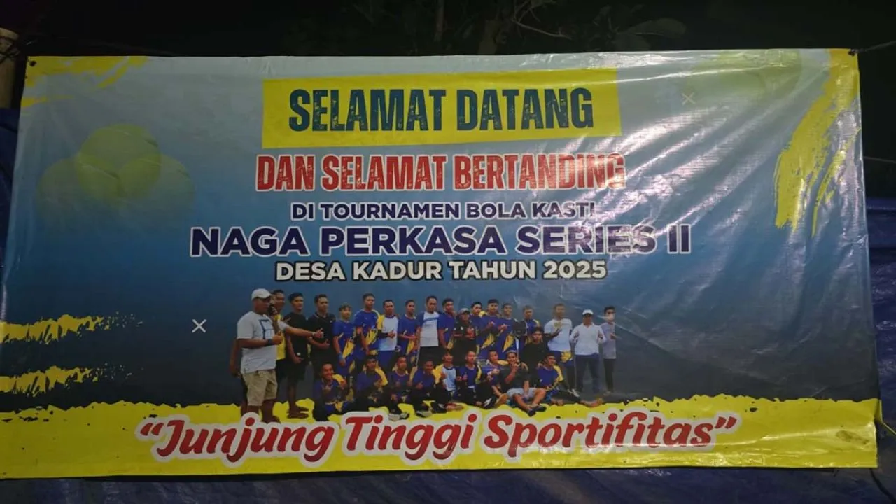 Turnamen Bola Kasti di Desa Kadur Masuk 16 Besar, Ini Daftarnya Tim yang Melaju