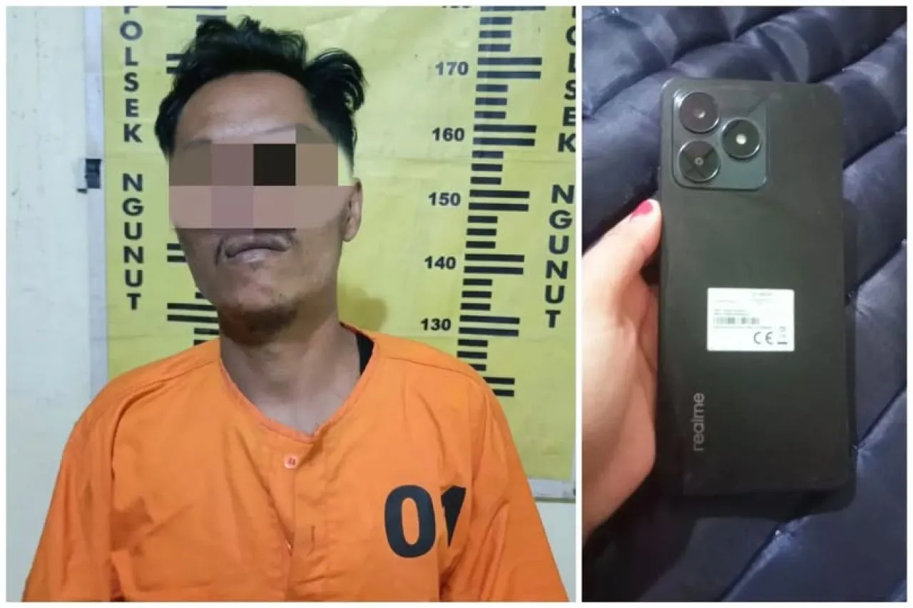 Pencurian Handphone di Desa Ngunut