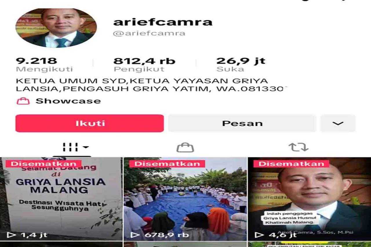 Pegiat Sosial dari Yayasan Tim Griya Lansia Dilaporkan UU ITE ke Polda Jatim