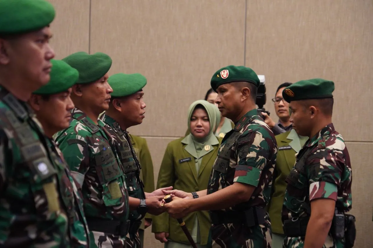 Danrem Bhaskara Jaya Memimpin Serah Terima Jabatan Strategis