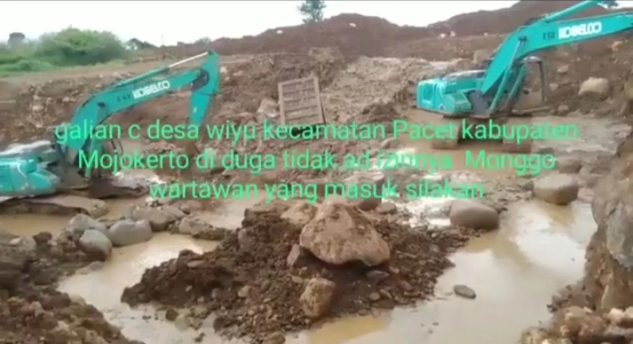 Penambang Ilegal di Desa Wiyu Mojokerto Dituntut Hukuman Ringan
