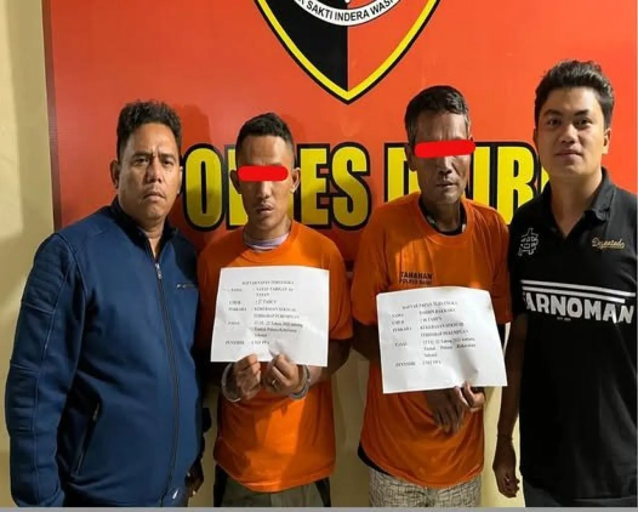 Satreskrim Polres Dairi Tangkap 2 Tersangka Kasus Pemerkosaan